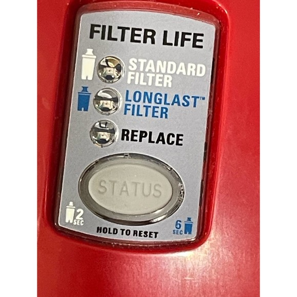 Brita Water Filtration Pitcher Red Modelo OB21/OB03 Gently used - Picture 10 of 13